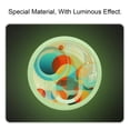 thumbnail image 2 of Geometric Cube Fluorescent Drawer Pulls with Screws: Round 4-Pack, Glow-in-the-Dark Knobs for Cabinets, Wardrobes, Dressers - Decorate Your Furniture!, 2 of 6