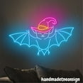 thumbnail image 3 of Handmadetneonsign Halloween Bat Neon Sign, Halloween Led light, Bat Wall Art Decor, Halloween Decor 68281, 3 of 5