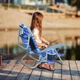 thumbnail image 6 of Kids Folding Beach & Camping Chair with Tilt Umbrella, 5 Reclining Positions, Lightweight & Portable for Toddlers (1 Pack), 6 of 7
