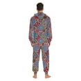 thumbnail image 4 of FORMRS Onesies Pajama for Adults Unisex Hoodie Winter Jumpsuit One Piece Sleepwear, Sizes S-2XL, Colorful Mandala Pattern, 4 of 7