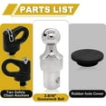 60639 Puck System Gooseneck Hitch Ball Kit Compatible with ford F250