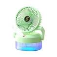 thumbnail image 2 of Ovzne Bedroom Fan Ceiling Fan 2024 New Household Spray Fan Charging Portable Lighting Desktop Fan Large Capacity Humidifier Fan Creative Fan On Clearance, 2 of 3