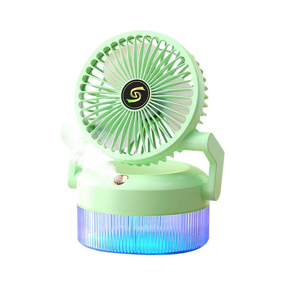 Harpi Desk Fans Small Quiet, Household Spray Fan Charging Portable Lighting Tabletop Fan Large Capacity Humidifier Fan Fans on Sale and Clearance