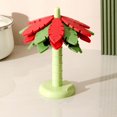 thumbnail image 3 of JIAHomeV Home Decor PP Placemat for Hot Dishes with Coconut Tree Design and Phone Stand Base Heat Kitchen Dining Table Protector Indoor Decorative Functional Trivet for Countertop Red,21X19cm, 3 of 3