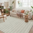 thumbnail image 4 of WIPONKEN 6x9 Area Rugs Jacquard Soft Cotton Plush for Living Room Bedroom Dining Room Office Farmhouse, Machine Washable Non Slip Modern Rug, 4 of 4