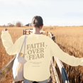 thumbnail image 3 of Women's Sweatshirts 2025 Faith Over Fear Sweatshirt Christian Sweatshirts Casual Pullover Tops Sweatshirt for Women, 3 of 8