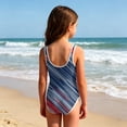 thumbnail image 4 of Grbisyd Girls Patriotic Suit Size 1-10 Years Cute Red White and Blue Swimsuit Girl Star Striped One Piece Swimwear for Summer Beach Wear, 4 of 6
