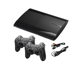 thumbnail image 1 of Sony PlayStation 3 Super Slim 250GB Consola Negro Reacondicionado con Dos Controles Retrofam, 1 of 6