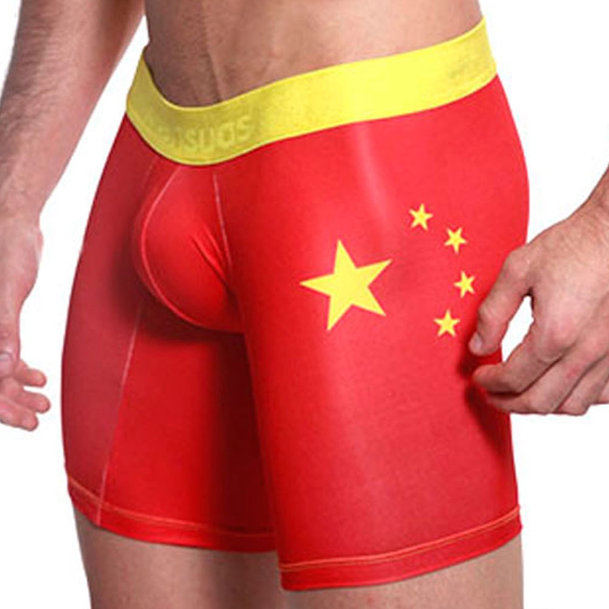 Mensuas MN0871 China Flag Long Boxer 