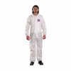 Microchem Collared Coverall,Serged,L,PK25 WH15-S-92-100-04
