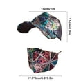 thumbnail image 3 of Glitter Sequin Baseball Cap And Face Cover Set Adjustable Mesh Design For Outdoor Events Comfortable Wear Measuring 7.08x4.33x2.75 Inches, 3 of 6