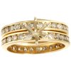 Pompeii 3ct Diamond Eternity Gold Wedding Ring Set Setting (H/I,I1)