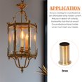 thumbnail image 3 of 10pcs Flanging Sleeve 30x80mm Chandelier Lamp Holder Tube Lighting Part, 3 of 8