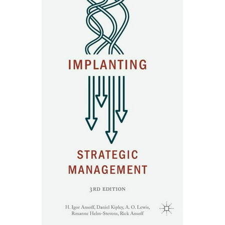 UPC: 9783319995984 | Implanting Strategic Management (Hardcover)