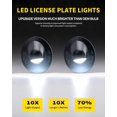 thumbnail image 2 of Luces LED para matrícula Asgohme de color blanco brillante para Ford (paquete de 2), 2 of 7