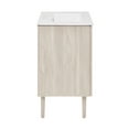 thumbnail image 5 of Bron 24" Freestanding Bathroom Vanity in White Oak with 3-Hole Centerset Sink Top, 5 of 7