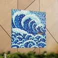 thumbnail image 6 of Ocean's Pointillist Symphony - Canvas, 6 of 10