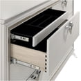 thumbnail image 5 of JERFIT 6-Drawer Dresser for Bedroom, Antique White & Gold Luxury Modern Dresser with Jewelry Trays, Triangle Pull Handles, 5 of 10