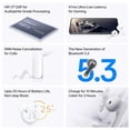 thumbnail image 2 of Oppo Enco Air3- Auriculares inalámbricos verdaderos, blancos, 2 of 6
