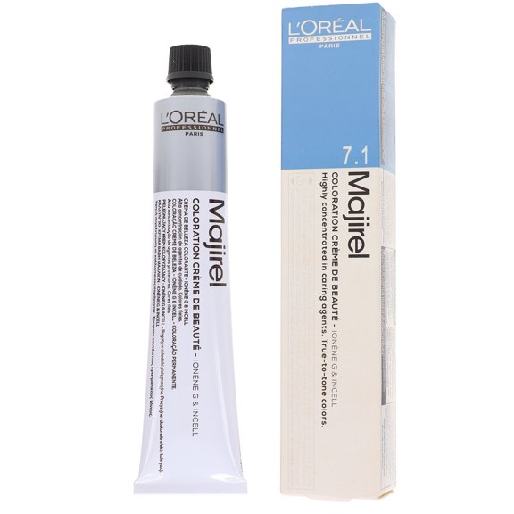 L'Oreal Majirel Cool Inforced Permanent Hair Color (1.7 oz) - CI 7.1/7B