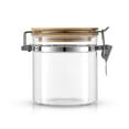 thumbnail image 5 of JoyJolt Glass Food Storage Container Set with Airtight Bamboo Clamp Lids - 19 oz - Set of 2, 5 of 9
