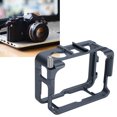 thumbnail image 1 of Protective Action Camera Cage 1/4 Inch Interface Double Cold Shoe Anti Fall  Heat Dissipation Aluminum Alloy Protective Frame Accessory, 1 of 7