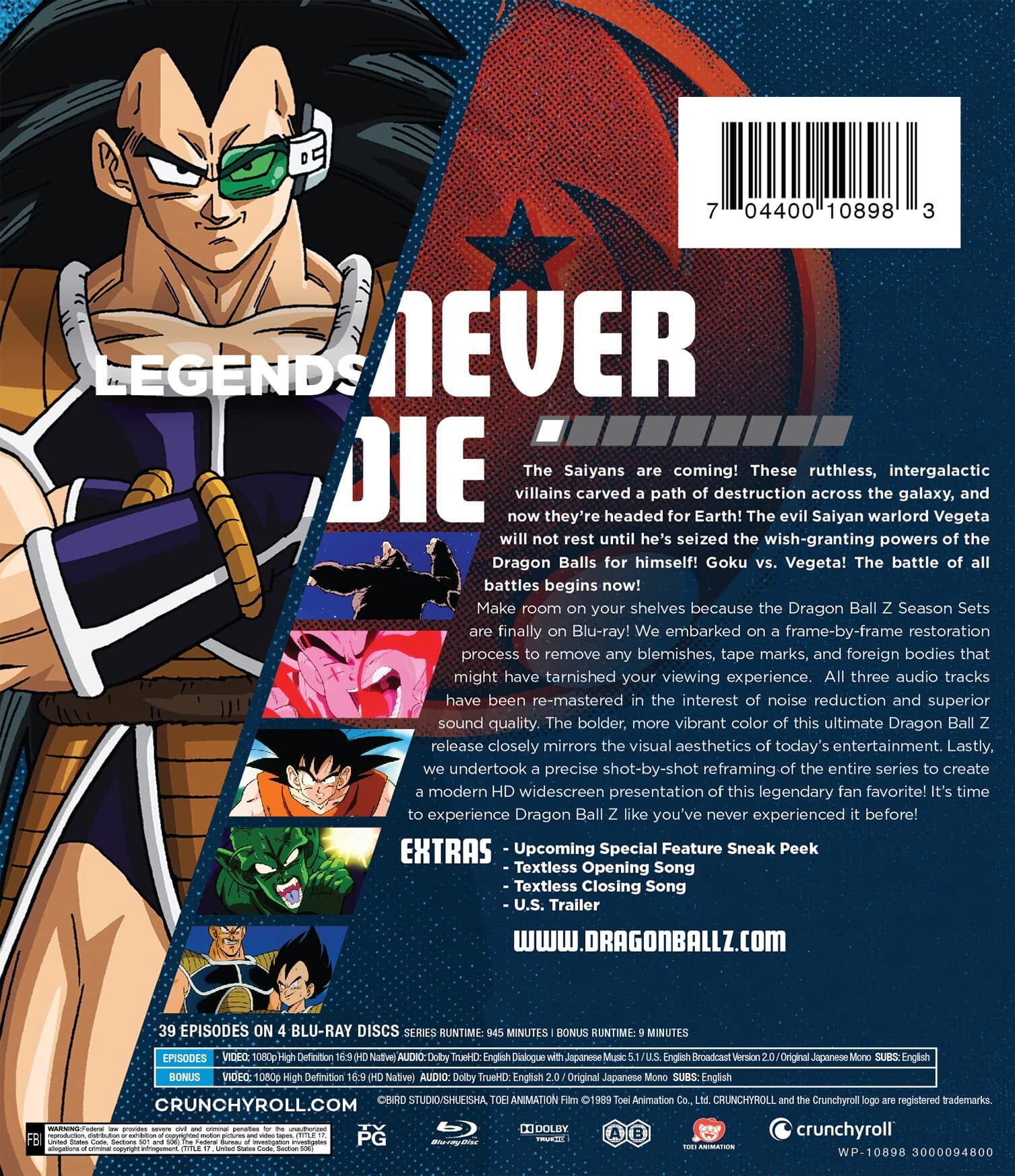 New Dragon Ball Z Season 1 (Blu-ray) - Walmart.com