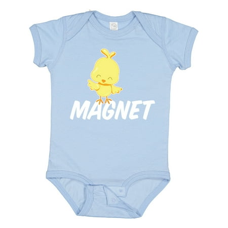 

Inktastic Im a Chick Magnet Boys Baby Bodysuit