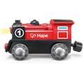 thumbnail image 3 of Train en Bois à Piles No. 1 pour Enfants Rouge, 3 of 4