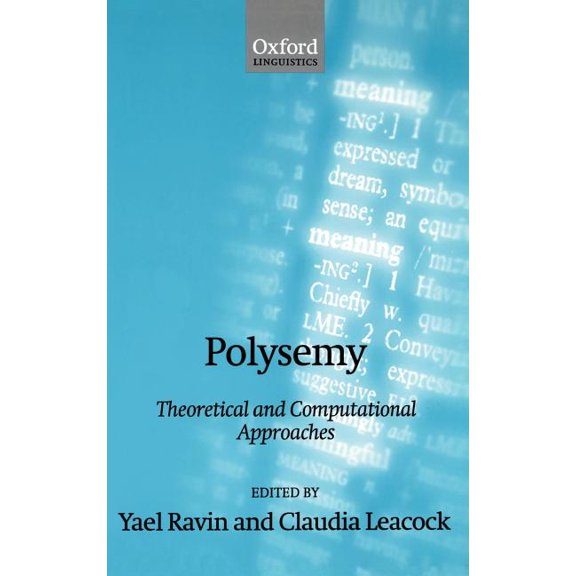Polysemy: Theoretical and Computational Approaches, (Hardcover)