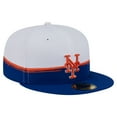 thumbnail image 3 of Men's New Era  Royal/White New York Mets Paint Stroke 59FIFTY-Fitted Hat, 3 of 5