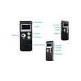 thumbnail image 3 of Multifunctional Rechargeable 8GB 650HR Digital Audio Voice Recorder Dictaphone MP3 Player, 3 of 8