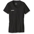 thumbnail image 2 of ASICS Girls Solid Jersey, Black, Big Kids (8-20), M, 2 of 6