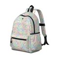 thumbnail image 2 of Unicorn and Star Pink Pattern Cute School Backpack with Padded Back and Adjustable Shoulder Straps 13.4"x11"x4.7", 2 of 5