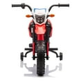 thumbnail image 6 of Roromall Kids Ride on Motorcycle, 6V Electric Motorbike w/Training Wheels, Headlight, 4 Wheel Ride on Toys for Boys Girls Gift, 6 of 8