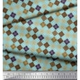 thumbnail image 2 of Soimoi Cotton Duck Fabric Argyle Check Print Fabric by The Yard 42 Inch Wide, 2 of 3