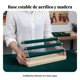 thumbnail image 5 of predolo Expositor de Anillos de Terciopelo Diseño Escalonado Estante de Exhibición de Anillos Minimalista para Artesanos, Mercadillos, Tocador, 5 of 6
