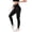 Black, variant on Joernso Women Leggings High Waist Slim Fit Velvet Lining Thickened Pants Hip Lift Yoga Fitness Bottoming Pants