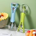 thumbnail image 3 of CHAO Pelador, 6 en 1 protector de verduras, pelador multifunción, pelador de verduras, pelador de verduras, pelador recto, pelador de espaguetis y verduras, pelador de verduras multifunción, azul, 3 of 5