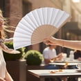 thumbnail image 5 of Vjnyvs Folding Hand Fan Portable Performance Fan Spanish Handheld Fan for Dancing Wedding Party Props Decorations, 5 of 7