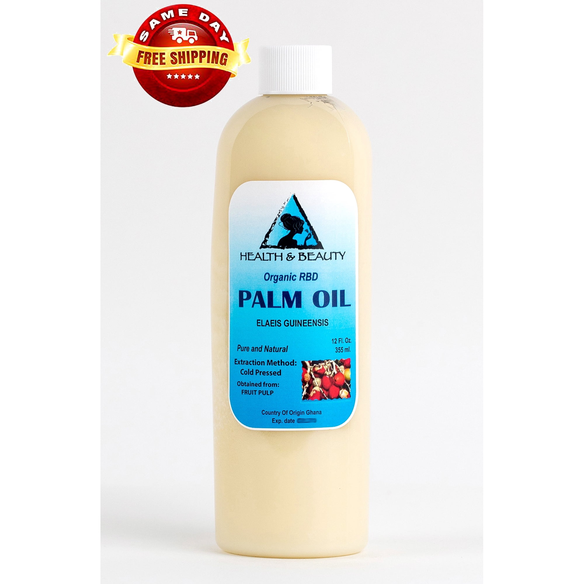 Palm Oil RBD Organic Carrier Cold Pressed Pure 36 oz