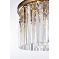 thumbnail image 6 of Elegant Lighting Sydney 20 inch round crystal chandelier in satin gold, 6 of 9