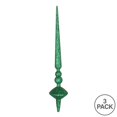thumbnail image 2 of Vickerman M183304G 12 Po. Embout de Cupola Pailleté Vert 3 par Sac, 2 of 3