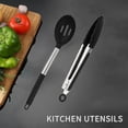 thumbnail image 5 of Juego de 2 utensilios de cocina de silicona, sin BPA, antiadherentes y resistentes al calor., 5 of 5
