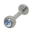 thumbnail image 1 of Moon & Star Logo Labret Monroe Lip Jewelry Surgical Steel, 1 of 1