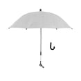 thumbnail image 2 of Sombrilla de protección solar para cochecito de bebé, abrazadera Sombrilla de playa a prueba de herrumbre portátil Sombrilla para sillas de , 85cm Gris yotijar Sombrilla para cochecito de bebé, 2 of 7