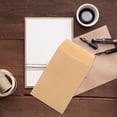 thumbnail image 2 of 100pcs Kraft Envelopes Mini Envelopes Seeds Packet Envelopes for Storing Small Items, 2 of 8