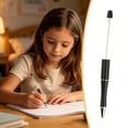 thumbnail image 2 of 5.9" 1mm beadable pens,5ml Plastic Bead Ballpoint DIY Cute Cool Pens Black Ink for Women Men Bridal Graduation Gift Office Supplies(Black), 2 of 9