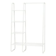 IRIS Clothes Rack with 4 Metal Shelves, Freestanding for Hanging Clothes, Easy to Assemble