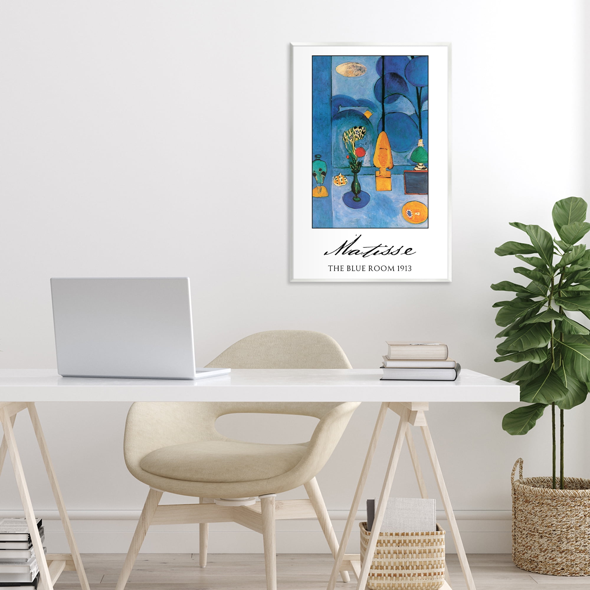 Matisse The Blue Room Wall Plaque Art, design by Vintage Hustle